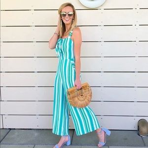 A New Day Striped Jumpsuit 🌸